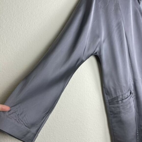 NEVEREVEN satin Oversized Purple Blazer Women’s Size XS Viscose​​​​​​ - Picture 5 of 8